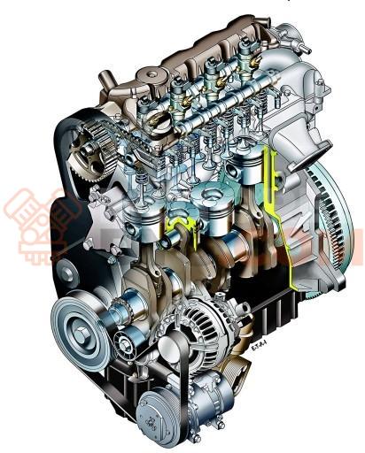 Motor 3LF3 Audi A1 (8X) Versión 2014 1.6 TDI (116 cv)
