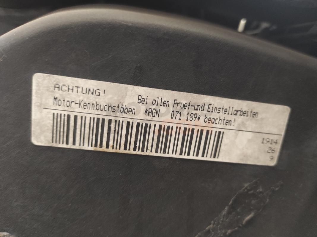 Motor AGN Audi A3 (8L) 1.8 20V (125 cv)