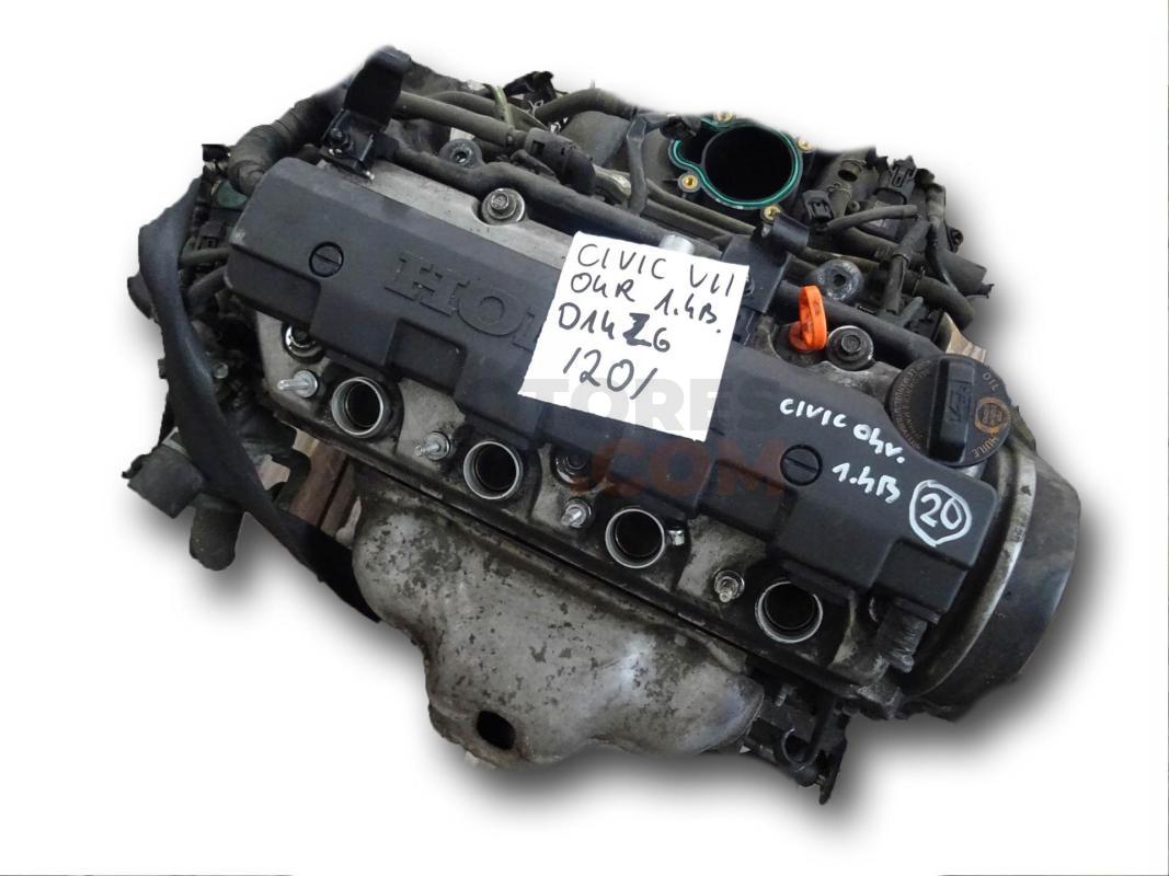 Motor D14Z6 Honda Civic Hatchback VII 1.4 16V (90 cv) Automatico