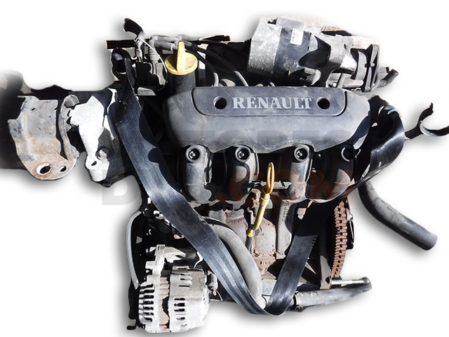 Motor D7F 726 Renault Kangoo Express (FC) 1.2 (KC0A) (58 cv)