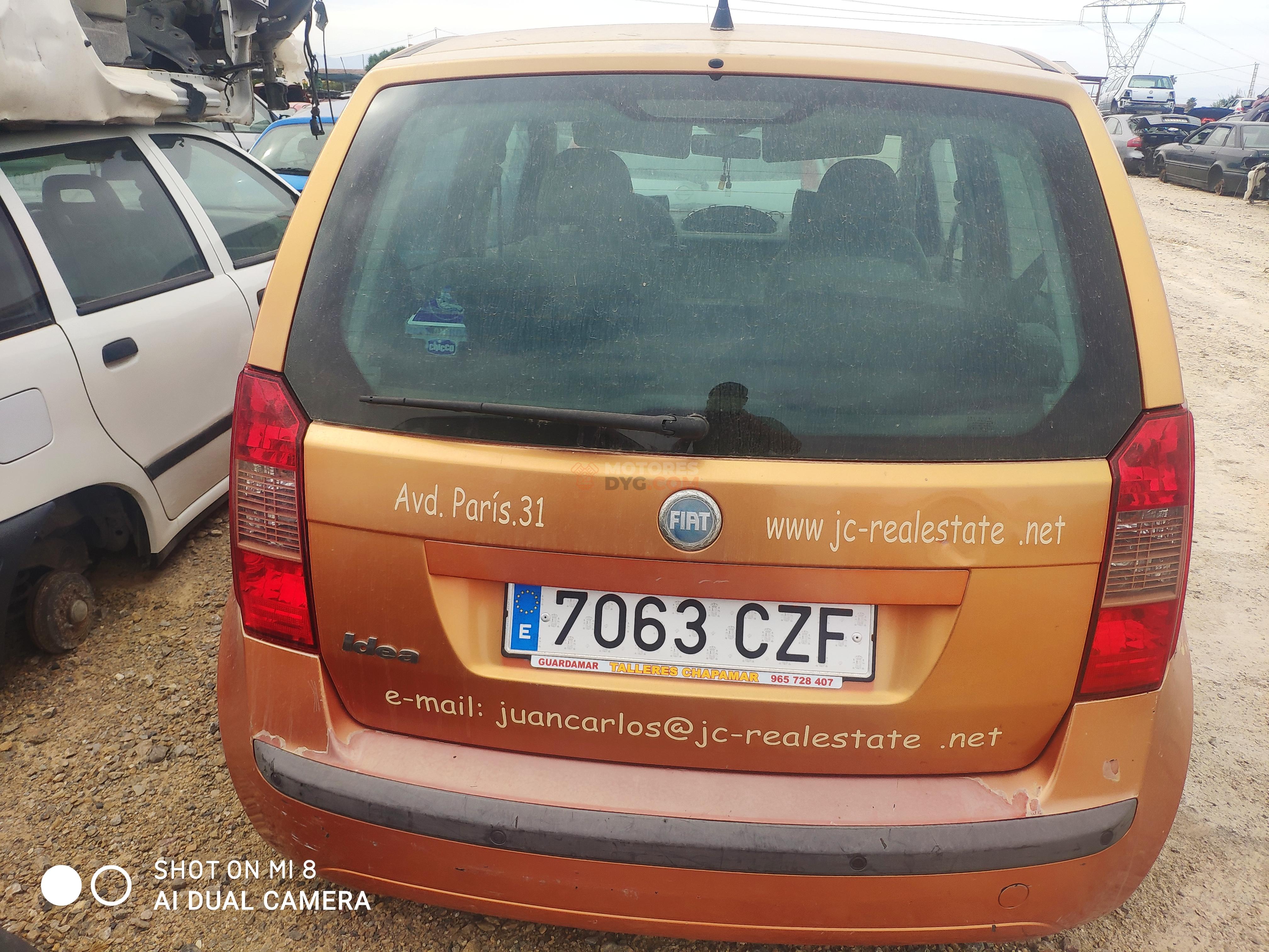 Motor G843A1000 Fiat Idea 1.4 i 16V (95 cv)