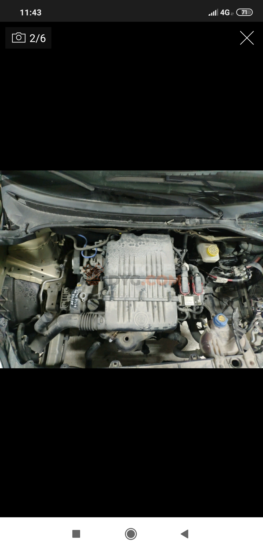Motor G350A1000 Fiat Punto II (188) 1.4 (95 cv)