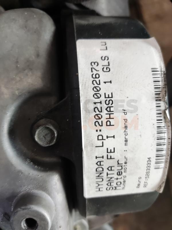 Motor Hyundai Santa Fe I 2.0 CRDi (112 cv) Automatico