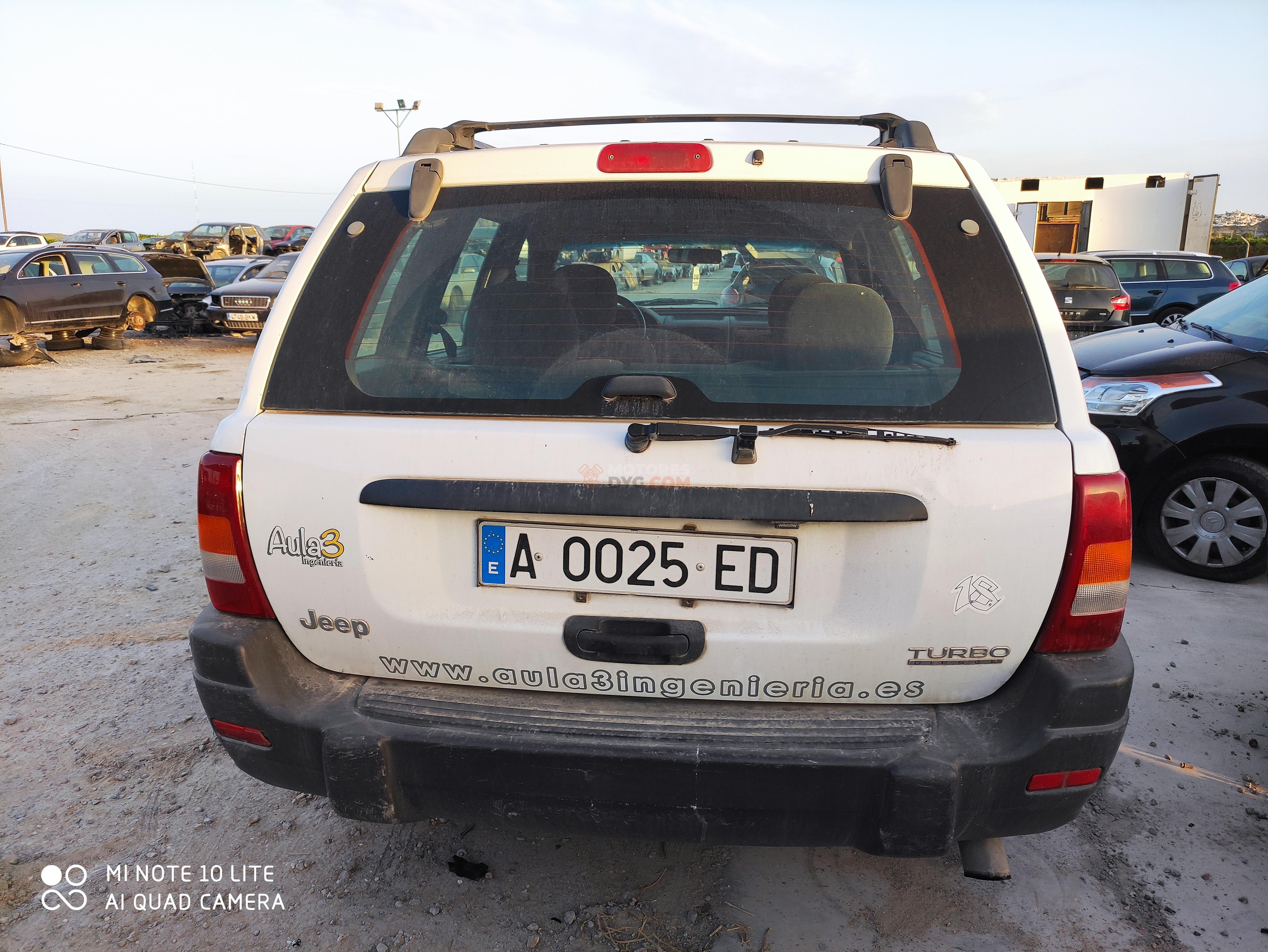 Motor DVM73B Jeep Grand Cherokee II (WJ) 3.1 TD (140 cv) Automatico