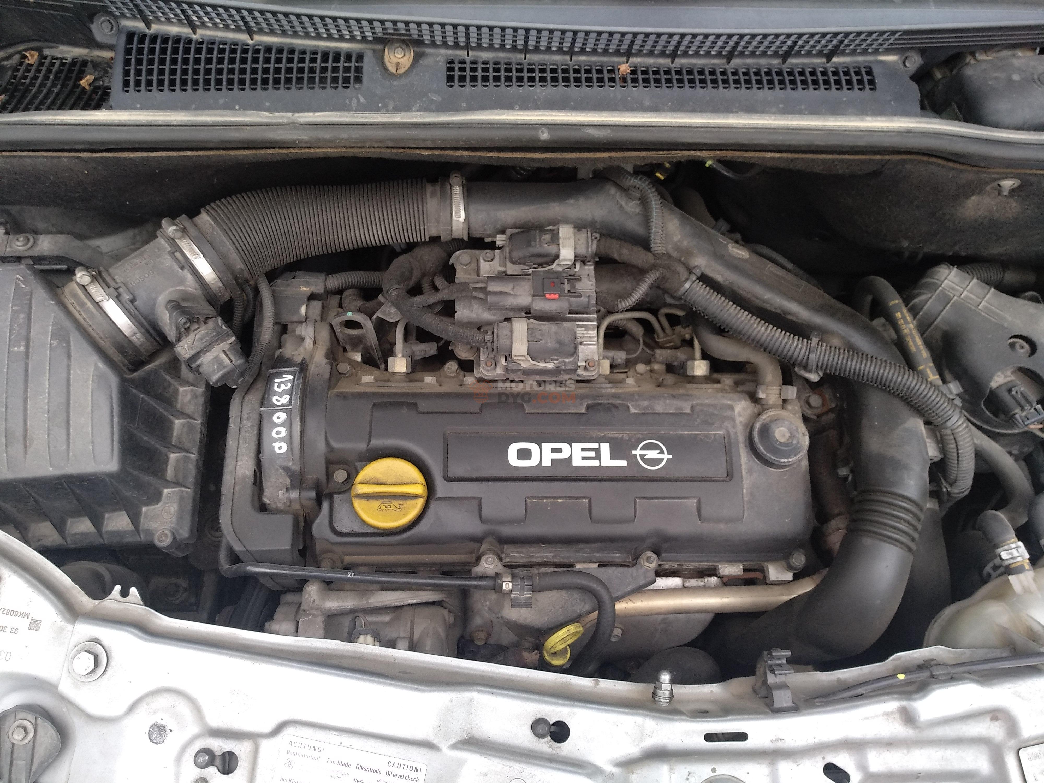 Motor Y17CT Opel Meriva A 1.7 CDTI (75 cv)