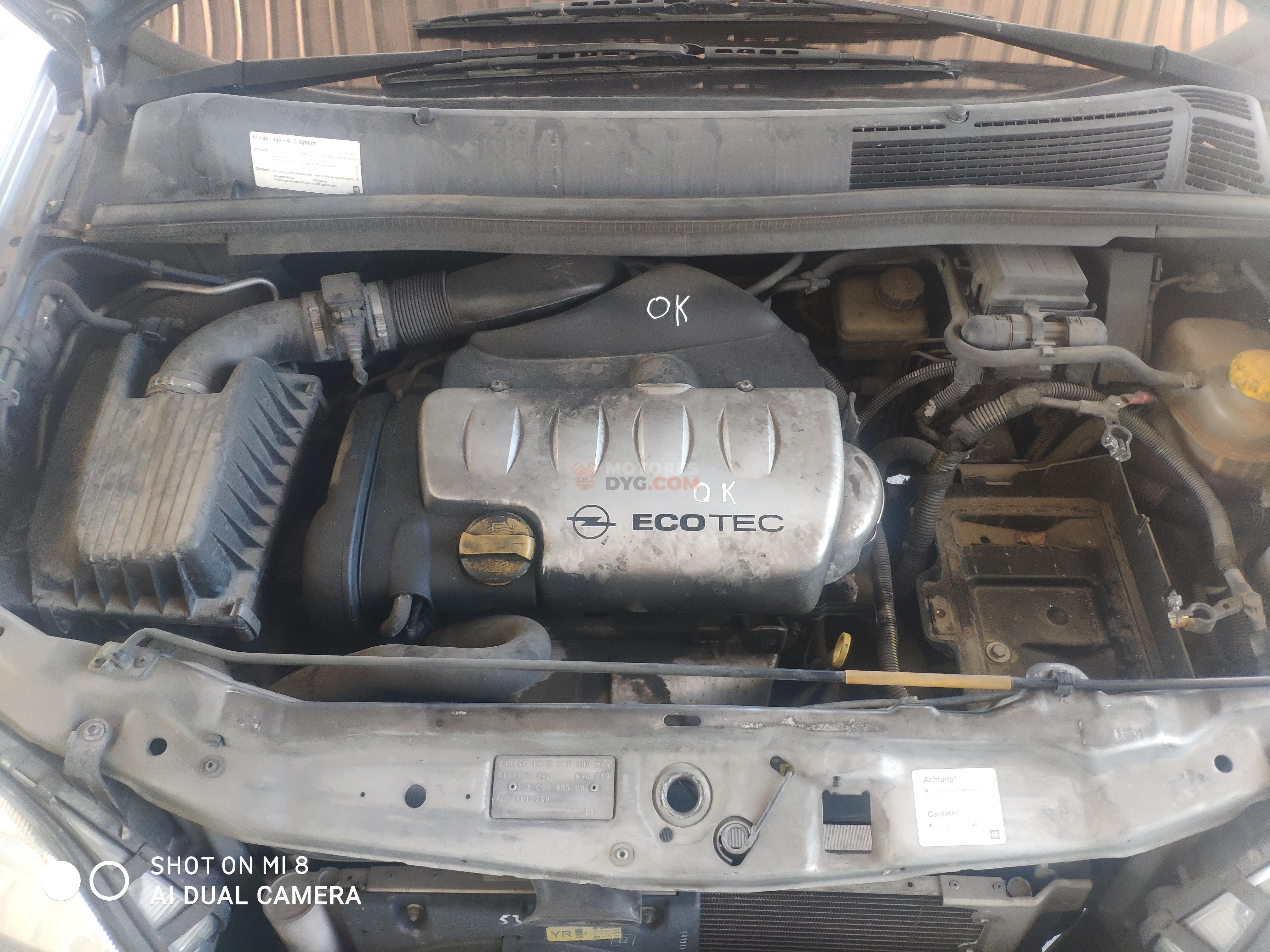 Motor GX18XE1 Opel Zafira A (T3000) 1.8 16V (115 cv)