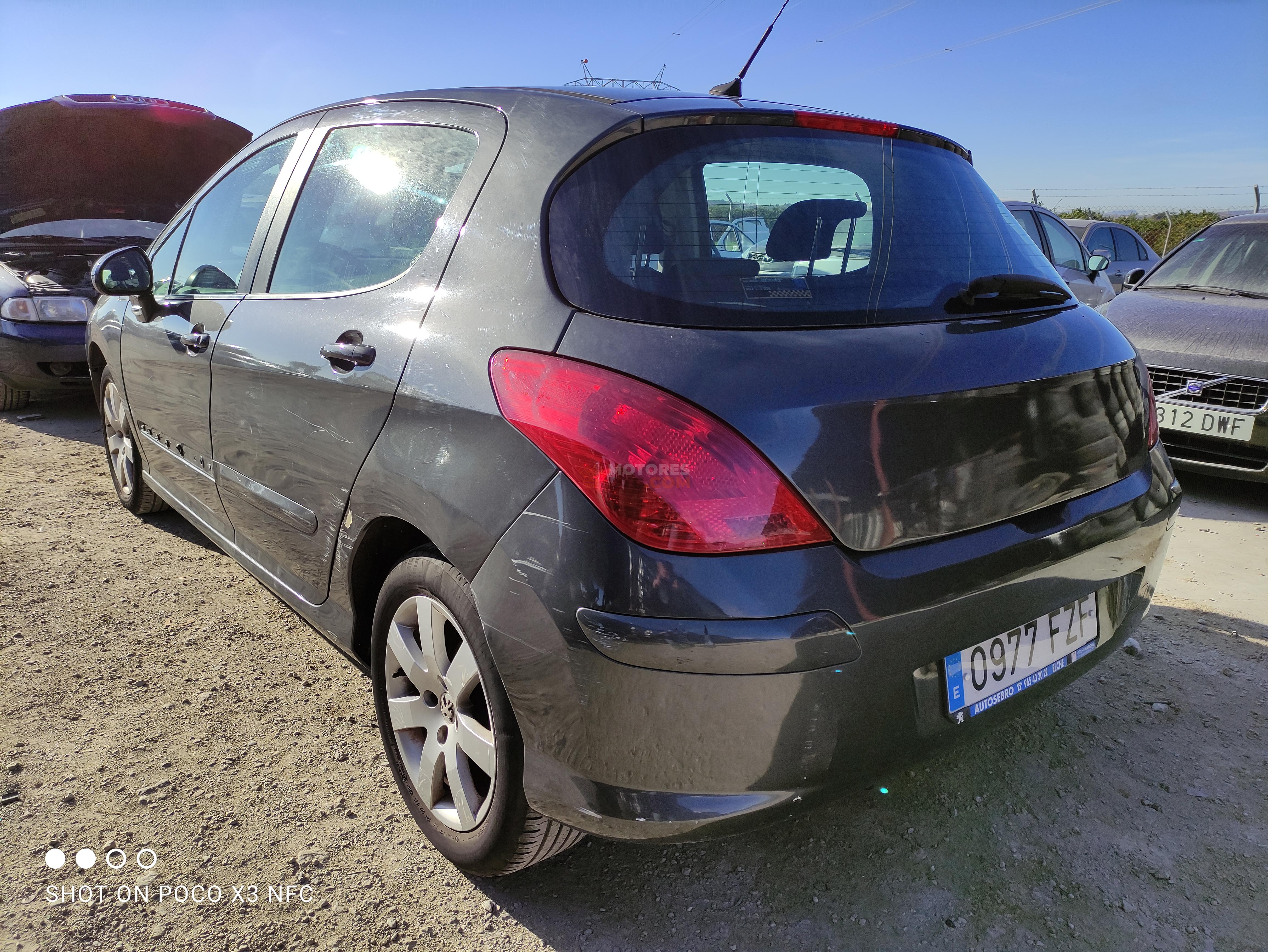 Motor D9HX Peugeot 308 I 1.6I HDi FAP (90 cv) 5d
