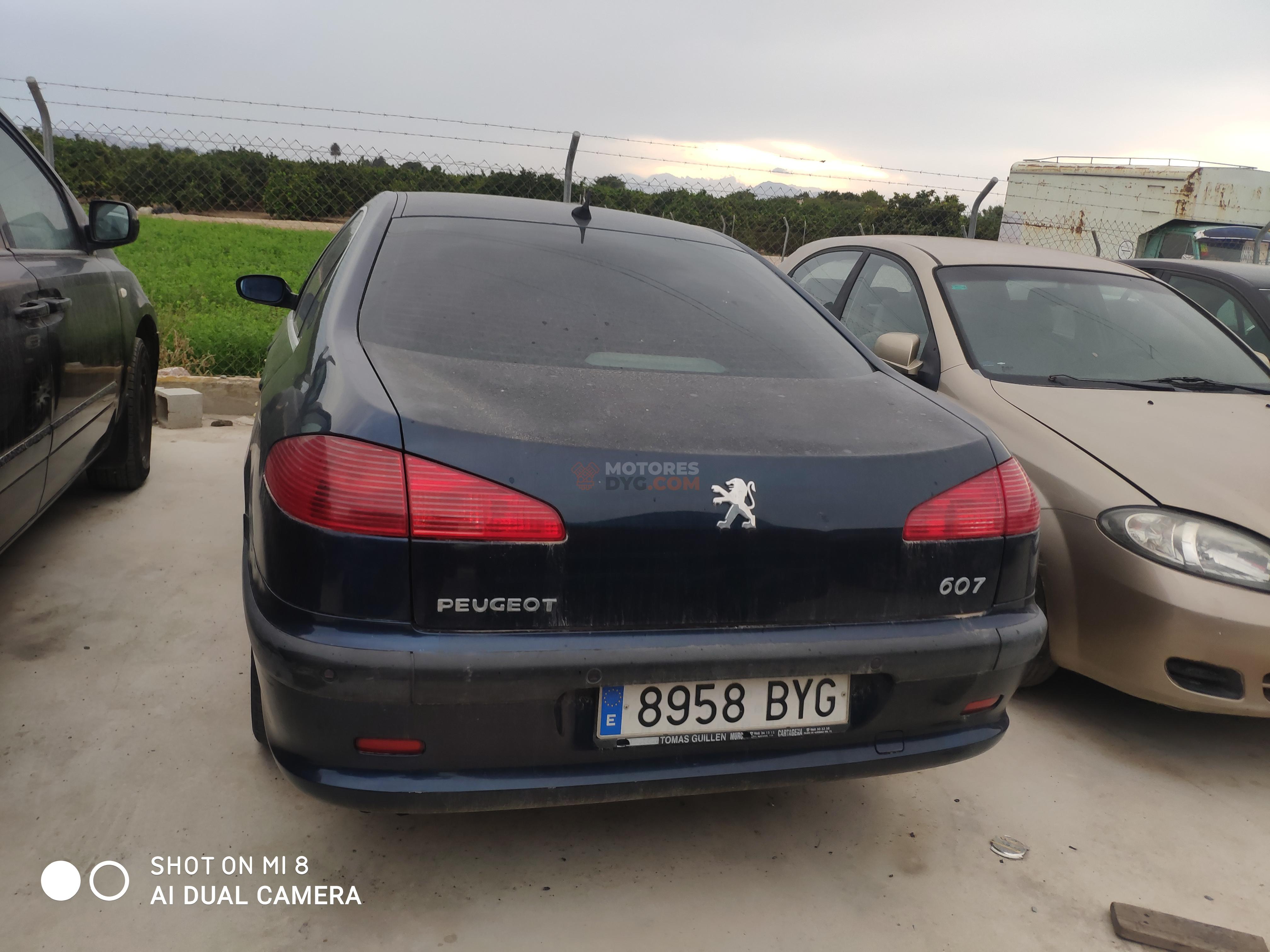 Motor D4HX Peugeot 607 2.2 HDI (133 cv) Automatico