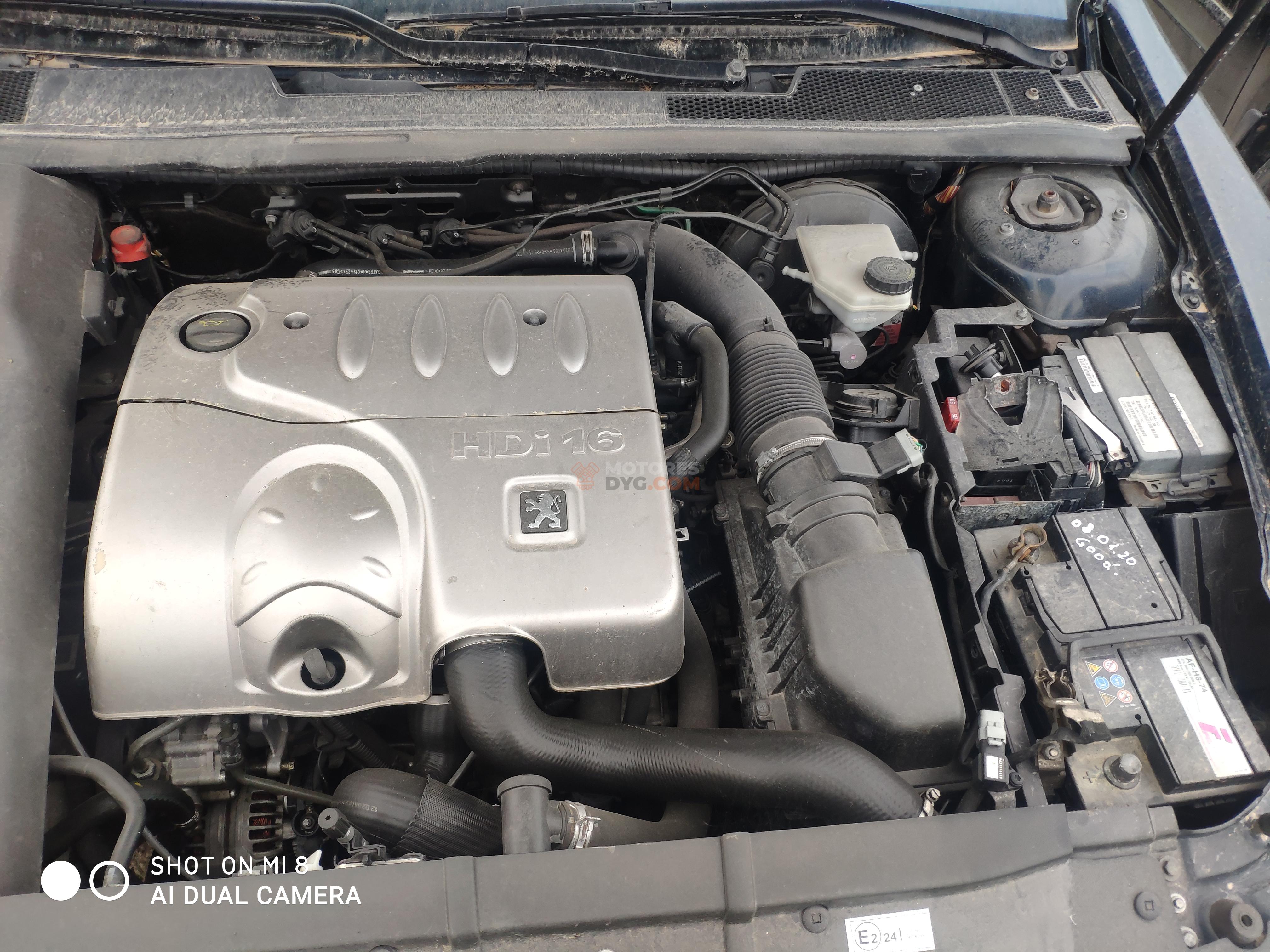 Motor D4HX Peugeot 607 2.2 HDI (133 cv) Automatico