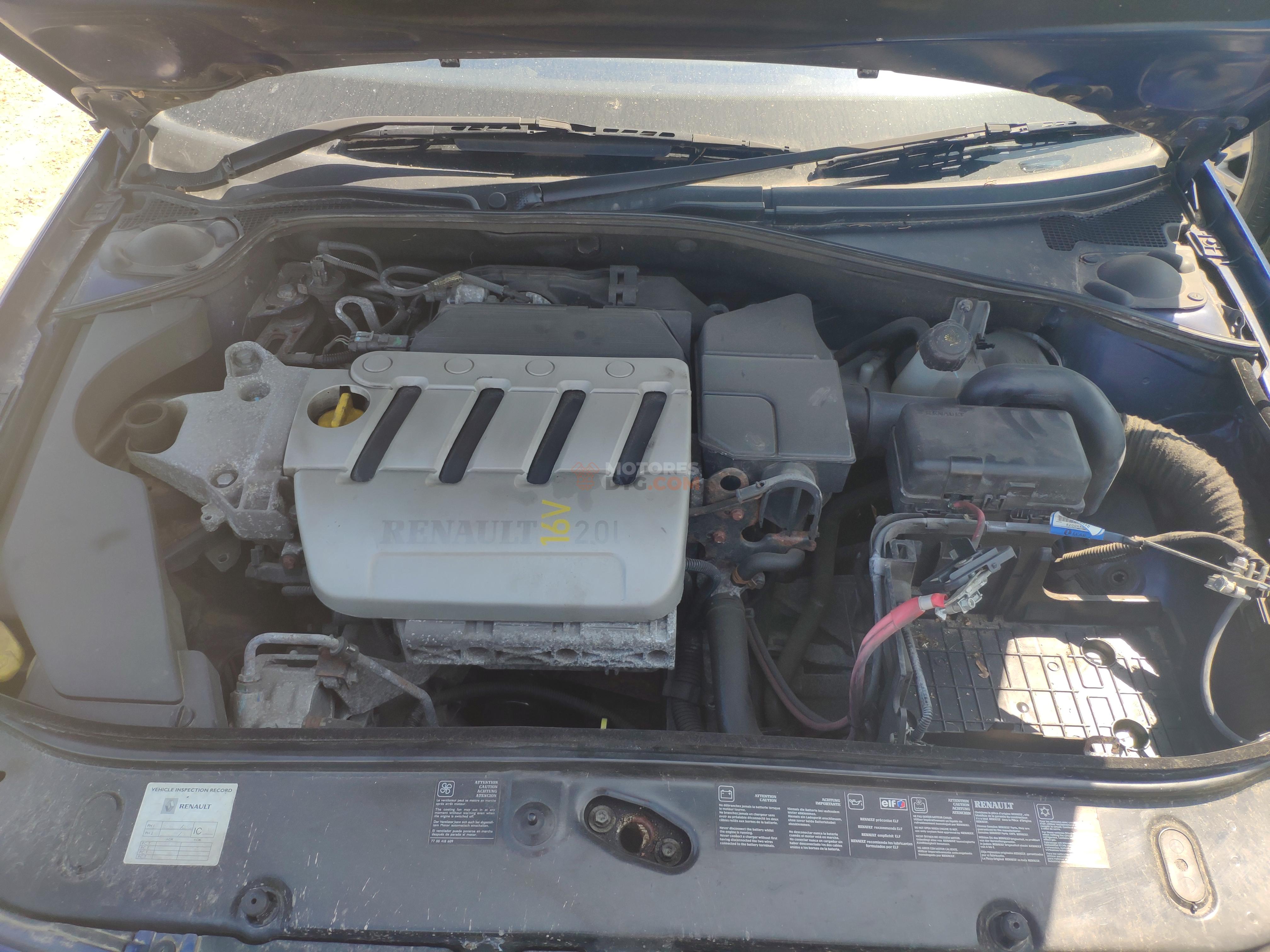 Motor GF4R714 Renault Laguna II 2.0i 16V (136 cv)