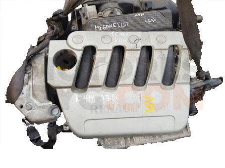 Motor K4M 708 Renault Megane I Clasico (Fase II, 1999) 1.6i 16V (107 cv)