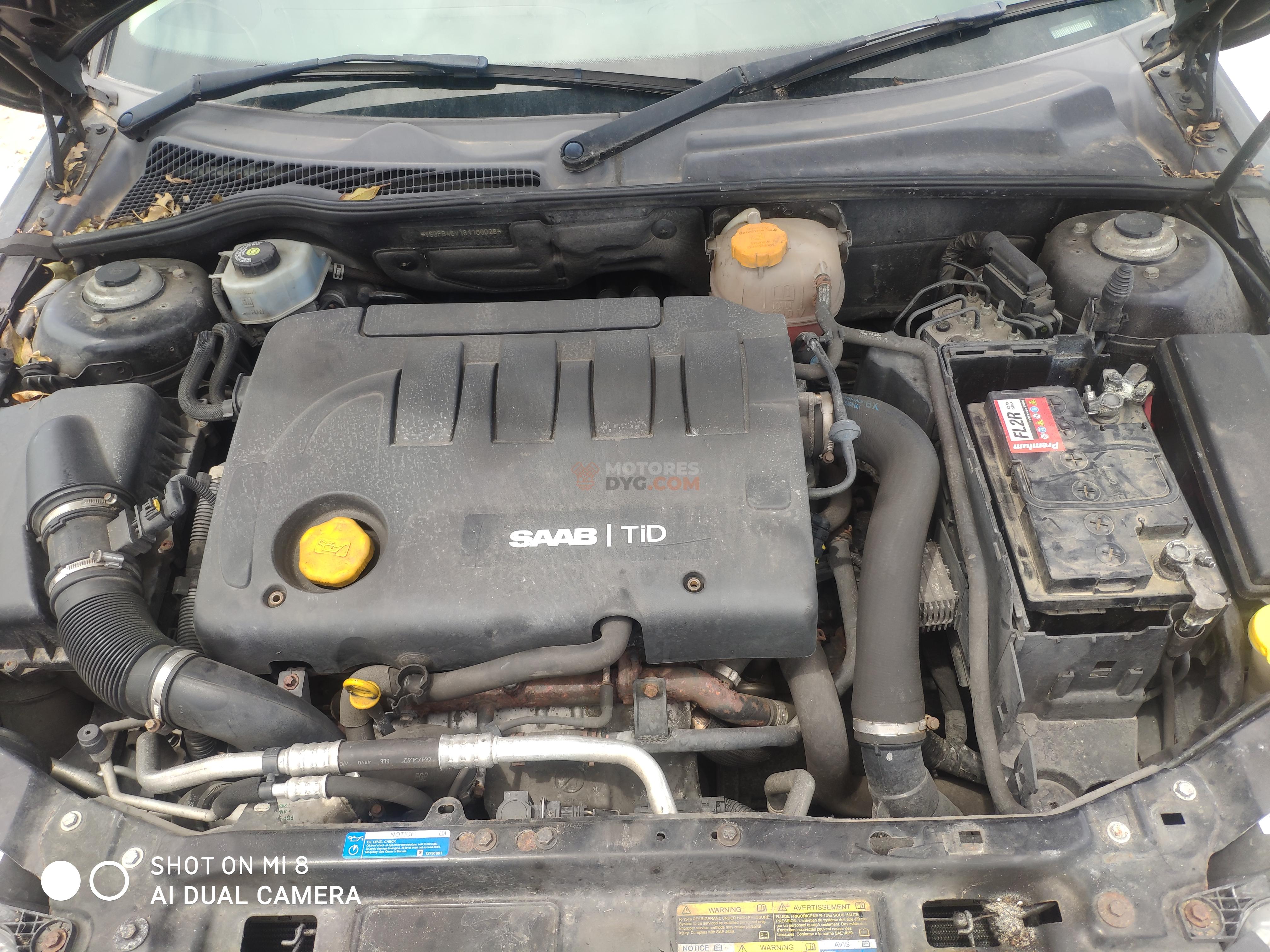 Motor DZ19DT Saab 9-3 Sedan II (E) 1.9 TiD (120 cv)
