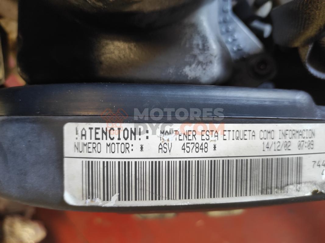 Motor ASV Seat Toledo II (1M2) 1.9 TDI (110 cv)