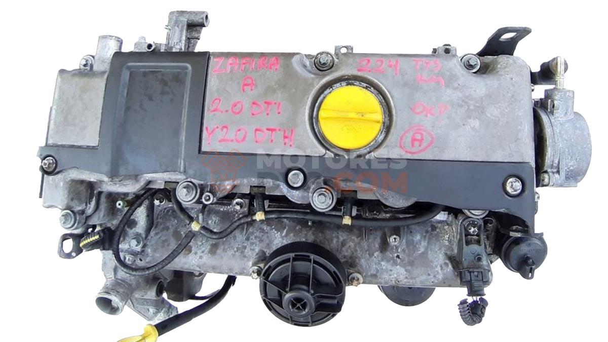 Motor Y 20 DTH Opel Zafira A (Versión 2003) 2.0 16V DTI (101 cv)